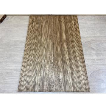 Зебрано заготовка на топ Радиал АА 8х177х525 мм - 2 шт. (книжкой)-0