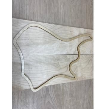 Клён Белый заготовка на топ для Тревел гитары Смешанный АА 7,5х126х405 мм - 2 шт. (книжкой)-3