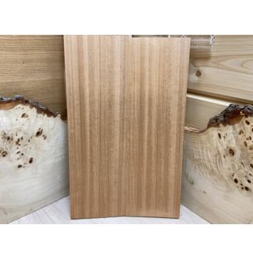 Махагон Кая заготовка на топ для Тревел гитары Радиал ААА 8,5х130х415мм - 2 шт. (книжкой)-0