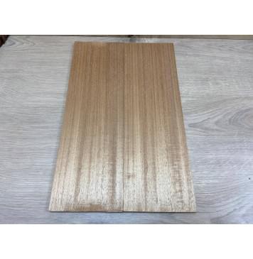 Махагон Кая заготовка на топ для Тревел гитары Радиал ААА 8,5х130х415мм - 2 шт. (книжкой)-2