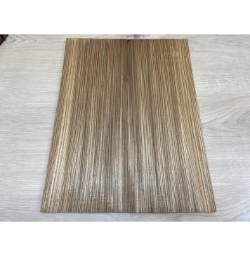 Зебрано заготовка на топ для Тревел гитары Радиал АА 8х152х405 мм - 2 шт. (книжкой)-3