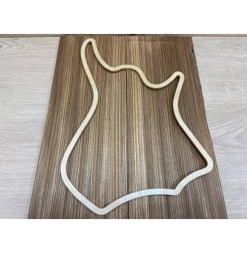 Зебрано заготовка на топ для Тревел гитары Радиал ААА 9х152х410 мм - 2 шт. (книжкой)-0