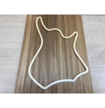 Зебрано заготовка на топ для Тревел гитары Радиал ААА 9х152х410 мм - 2 шт. (книжкой)-2