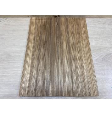 Зебрано заготовка на топ для Тревел гитары Радиал ААА 9х152х410 мм - 2 шт. (книжкой)-3