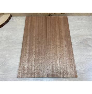 Махагон Кая заготовка на топ Радиал ААА 9х177х485 мм - 2шт. (книжкой)-3