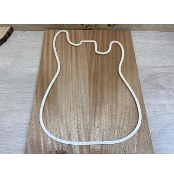 Махагон Кая заготовка на топ Радиал АА 9х190х520 мм - 2шт. (книжкой)-3