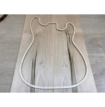 Клён Чёрный заготовка на топ Смешанный АА 9х186х540 мм - 2 шт (книжкой)-3