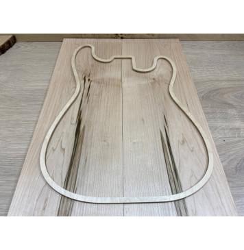 Клён Чёрный заготовка на топ Смешанный АА 9х186х540 мм - 2 шт (книжкой)-2