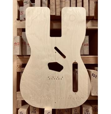 Fender Telecaster 1966 г., 21 и 22 лада, полный комплект для фрезеровки гитары, фанера 8мм-3