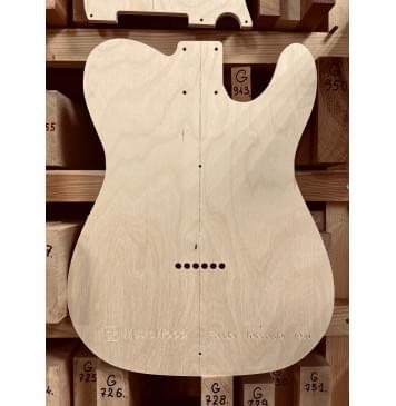 Fender Telecaster 1966 г., 21 и 22 лада, полный комплект для фрезеровки гитары, фанера 8мм-4