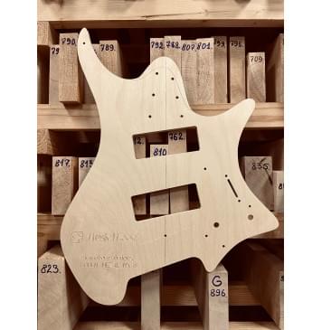 Strandberg Guitars, BODEN METAL NX 8, полный комплект шаблонов для фрезеровки гитары, фанера 8мм.-2