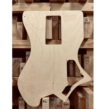 Strandberg Guitars, BODEN METAL NX 8, полный комплект шаблонов для фрезеровки гитары, фанера 8мм.-1