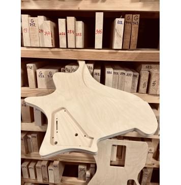 Strandberg Guitars, BODEN METAL NX 8, полный комплект шаблонов для фрезеровки гитары, фанера 8мм.-3