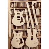 PRS custom 24, тремоло American standard, полный комплект шаблонов для фрезеровки гитары, фанера 8мм