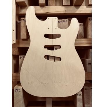 Fender Stratocaster 1962, 21 и 22 лада, SSS,  полный комплект для фрезеровки гитары, фанера 8мм-10