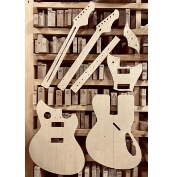 Novo Guitars, SERUS J, полный комплект для фрезеровки гитары, фанера 8мм. Novo Guitars, SERUS J, полный комплект для фрезеровки гитары, фанера 8мм.-0
