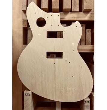 Novo Guitars, SERUS J, полный комплект для фрезеровки гитары, фанера 8мм. Novo Guitars, SERUS J, полный комплект для фрезеровки гитары, фанера 8мм.-1