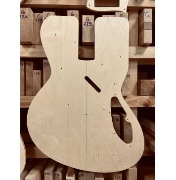 Novo Guitars, SERUS J, полный комплект для фрезеровки гитары, фанера 8мм. Novo Guitars, SERUS J, полный комплект для фрезеровки гитары, фанера 8мм.-2