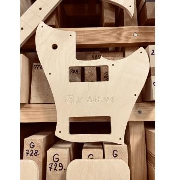 Novo Guitars, SERUS J, полный комплект для фрезеровки гитары, фанера 8мм. Novo Guitars, SERUS J, полный комплект для фрезеровки гитары, фанера 8мм.-5
