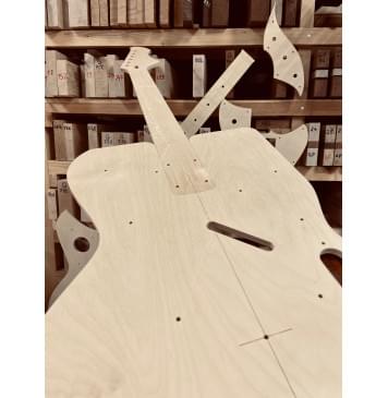 Novo Guitars, SERUS J, полный комплект для фрезеровки гитары, фанера 8мм. Novo Guitars, SERUS J, полный комплект для фрезеровки гитары, фанера 8мм.-8