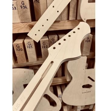 Novo Guitars, SOLUS F2, Telecaster Bridge, порожек 43мм, полный комплект для фрезеровки гитары, фанера 8мм. Novo Guitars, SOLUS F2, Telecaster Bridge, порожек 43мм, полный комплект для фрезеровки гитары, фанера 8мм.-5