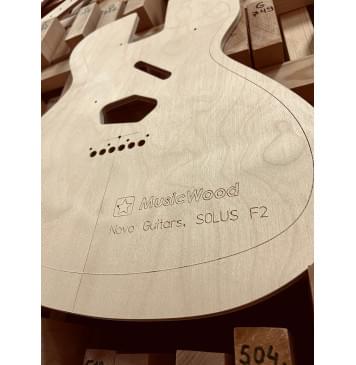Novo Guitars, SOLUS F2, Telecaster Bridge, порожек 43мм, полный комплект для фрезеровки гитары, фанера 8мм. Novo Guitars, SOLUS F2, Telecaster Bridge, порожек 43мм, полный комплект для фрезеровки гитары, фанера 8мм.-6