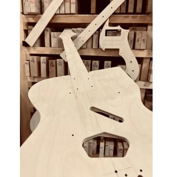 Novo Guitars, SOLUS F2, Telecaster Bridge, порожек 43мм, полный комплект для фрезеровки гитары, фанера 8мм. Novo Guitars, SOLUS F2, Telecaster Bridge, порожек 43мм, полный комплект для фрезеровки гитары, фанера 8мм.-7