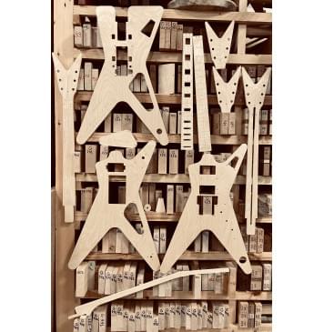 Dean Guitars ML SERIES, мензура 25", 24 лада, карман GIbson, Floyd Rose Schaller, полный комплект для фрезеровки гитары, фанера 8мм-0