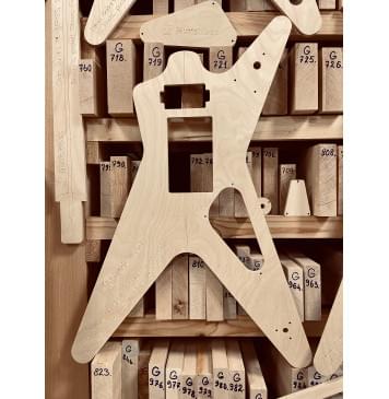 Dean Guitars ML SERIES, мензура 25", 24 лада, карман GIbson, Floyd Rose Schaller, полный комплект для фрезеровки гитары, фанера 8мм-4