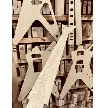 Dean Guitars ML SERIES, мензура 25", 24 лада, карман GIbson, Floyd Rose Schaller, полный комплект для фрезеровки гитары, фанера 8мм-2