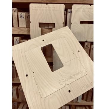 Комплект шаблонов для фрезерования тремоло Ponte Floyd Rose Flutuante Ronsani Guitarra Preta Completa-3