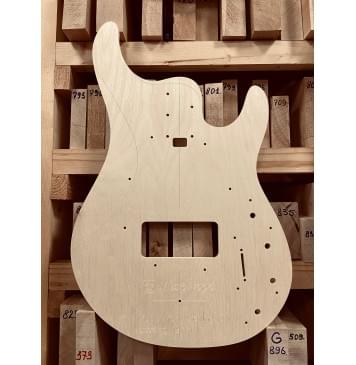 Music Man Sterling 5, spacing 19мм, 22 лада, полный комплект для фрезеровки гитары, фанера 8мм-3