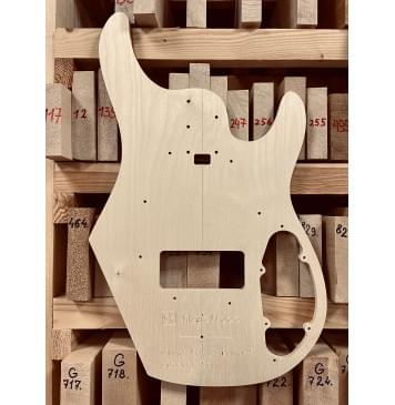 Music Man Sterling 5, spacing 19мм, 22 лада, полный комплект для фрезеровки гитары, фанера 8мм-5