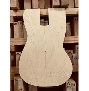 Fender Mustang 1960s, полный комплект для фрезеровки гитары, фанера 8мм-6