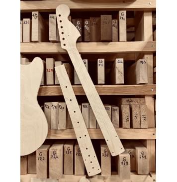 Fender Mustang 1960s, полный комплект для фрезеровки гитары, фанера 8мм-4