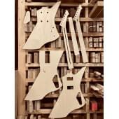Шаблоны ESP/LTD Snakebyte, комплект для фрезеровки гитары, фанера 8мм