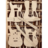 Charvel Guthrie Govan Signature MJ San Dimas® SD24 CM, полный комплект для фрезеровки гитары, фанера 8мм