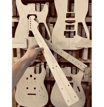 Charvel Guthrie Govan Signature MJ San Dimas® SD24 CM, полный комплект для фрезеровки гитары, фанера 8мм-1