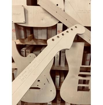 Charvel Pro-Mod DK24 HSH 2PT CM, полный комплект для фрезеровки гитары, фанера 8мм-1