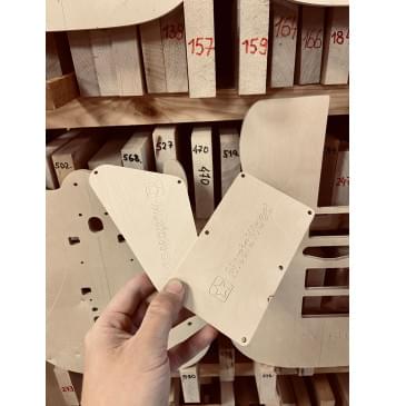 Charvel Pro-Mod DK24 HSH 2PT CM, полный комплект для фрезеровки гитары, фанера 8мм-4