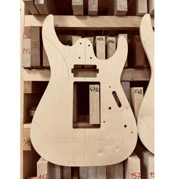 Charvel Pro-Mod DK24 HSH 2PT CM, полный комплект для фрезеровки гитары, фанера 8мм-5