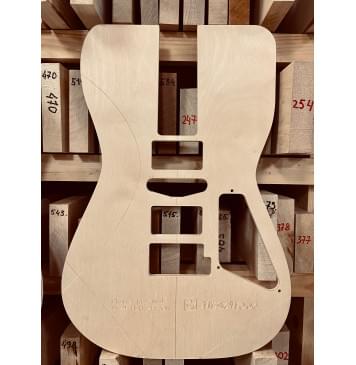 Charvel Pro-Mod DK24 HSH 2PT CM, полный комплект для фрезеровки гитары, фанера 8мм-7