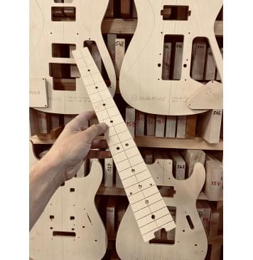 Charvel Pro-Mod San Dimas Style 1 HH FR M, 22 лада, полный комплект для фрезеровки гитары, фанера 8мм-3