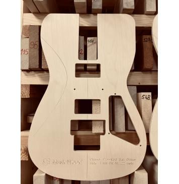 Charvel Pro-Mod San Dimas Style 1 HH FR M, 22 лада, полный комплект для фрезеровки гитары, фанера 8мм-5