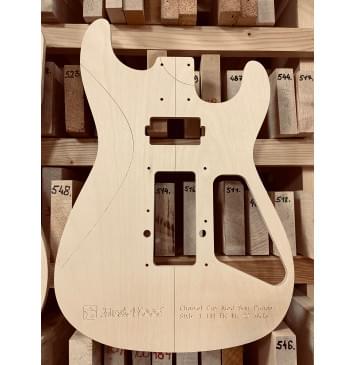 Charvel Pro-Mod San Dimas Style 1 HH FR M, 22 лада, полный комплект для фрезеровки гитары, фанера 8мм-6