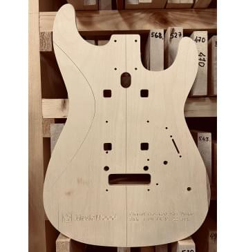 Charvel Pro-Mod San Dimas Style 1 HH FR M, 22 лада, полный комплект для фрезеровки гитары, фанера 8мм-8