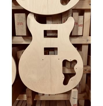 Gibson les Paul Double Cut HH, полный комплект для фрезеровки гитары, комплект из фанеры 8мм-3