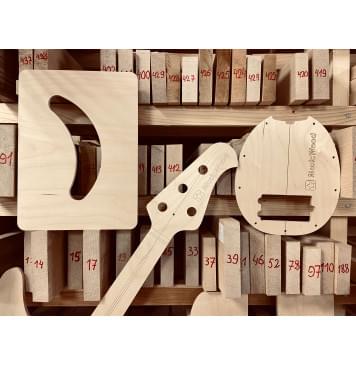 Music Man Classic StingRay 4, полный комплект для фрезеровки гитары, фанера 8мм-2