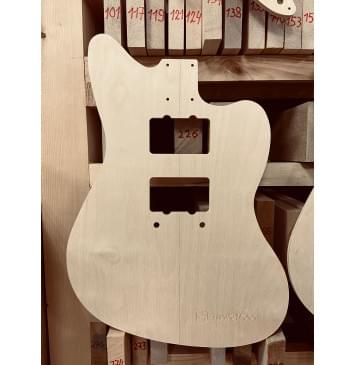 Fender Jazzmaster - 1960s, полный комплект для фрезеровки гитары, фанера 8мм-2