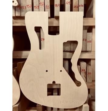 Fender Jazzmaster - 1960s, полный комплект для фрезеровки гитары, фанера 8мм-3